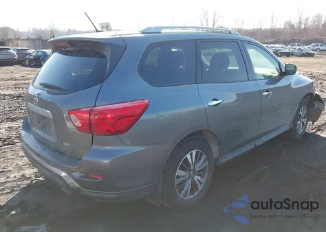 2017 Nissan Pathfinder S z USA, uszkodzony, nr VIN 5N1DR2MM1HC697314